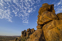 Rock formations on private game ranch, Great Karoo, South Africa
