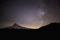Milky Way in night sky, Mount Hood National Forest, Oregon