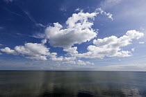 Ocean and clouds, Texel Island, North Sea, Netherlands