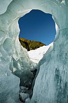 Ice cave, Franz Josef Glacier, Westland National Park, New Zealand