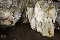 Stalagmites and stalactites in cave, Gcwihaba Caves, Botswana
