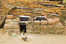 Firewood efficient oven, Bigodi, western Uganda