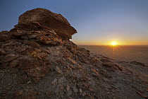 Desert at sunrise, Mirabib Hill, Namib-Naukluft National Park, Namibia