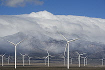 Wind turbines, Schell Creek Range, Nevada