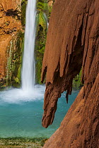 Mooney Falls, Havasupai Indian Reservation, Grand Canyon National Park, Arizona