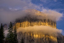Clouds over El Capitan, Yosemite National Park, California