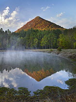 Pinnacle Mountain reflected in Education Pond, Arkansas
