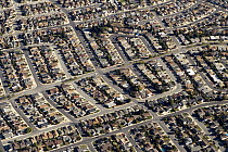 Houses in suburban development, Santa Cruz, Monterey Bay, California