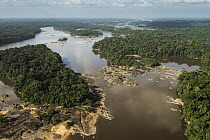 River in rainforest, Essequibo River, Guyana