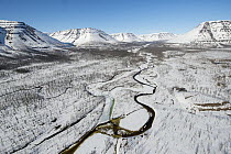 River in plateau, Putorana Plateau, Siberia, Russia