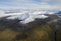Mountains and taiga, Putoransky State Nature Reserve, Putorana Plateau, Siberia, Russia