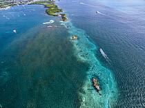 Reef on coast, Isla Mujeres, Mexico