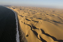 Coastal desert sand dunes, Swakopmund, Namibia