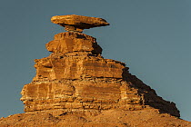 Halgaito shale rock formation called 'Mexican Hat' on the San Juan River in south-central, Utah