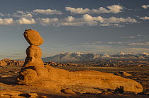 Sandstone rock formation, Arches National Park, Utah