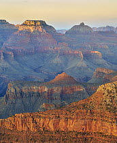 Canyon cliffs, Grand Canyon, Mather Point, Grand Canyon National Park, Arizona