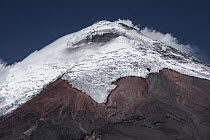 Snow-covered peak, Cotopaxi Volcano, Cotopaxi National Park, Andes, Ecuador