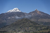 Volcanoes, Illiniza Sur, Illiniza Norte, Illinizas Ecological Reserve, Andes, Ecuador