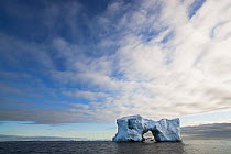 Large arched iceberg, Svalbard, Norway
