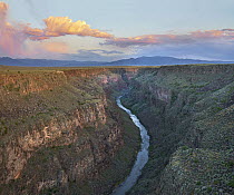 River in gorge, Rio Grande Gorge, Rio Grande del Norte National Monument, New Mexico