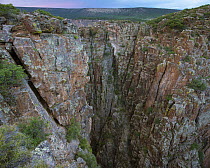 Canyon cliffs, Black Canyon of the Gunnison National Park, Colorado