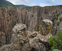 Canyon cliffs, Black Canyon of the Gunnison National Park, Colorado