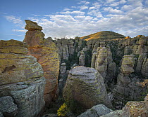 Hoodoo rock formations from Massai Point Nature Trail, Chiricahua National Monument, Arizona