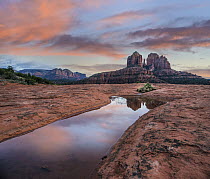 Cathedral Rock at sunset, Coconino National Forest, Arizona