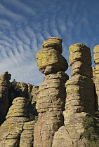 Rock formations and clouds, Chiricahua National Monument, Arizona