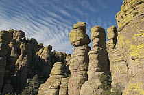 Rock formations and clouds, Chiricahua National Monument, Arizona