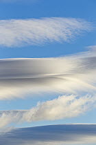 Lenticular clouds, Dempster Highway, Yukon, Canada