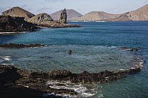 Coastline, Pinnacle Rock, Bartolome Island, Galapagos Islands, Ecuador