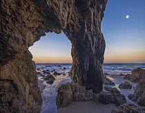 Arch on beach, El Matador State Beach, California
