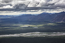 Taiga and mountains, Noatak River, Noatak National Preserve, Alaska