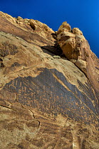 Petroglyphs made by Ancestral Puebloans, Butler Wash, Bears Ears National Monument, Utah