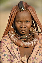 Married Himba woman, Kaokoveld Desert, Namibia