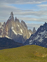 Peaks, Cerro Torre, Los Glaciares National Park, Patagonia, Argentina