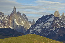 Peaks, Cerro Torre, Los Glaciares National Park, Patagonia, Argentina