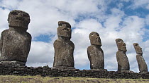 Moai statues, Easter Island, Chile