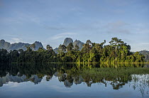 Karst mountains and rainforest, Khlong Saeng Wildlife Sanctuary, Thailand