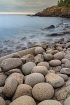 Round rocks, Boulder Beach, Acadia National Park, Maine