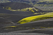 Volcanic hillsides, Laki Craters, Iceland