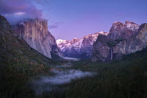 El Capitan, Half Dome, and Bridal Veil Falls, Yosemite National Park, California
