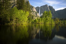 Yosemite Falls and Merced River, Yosemite National Park, California