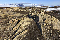 Rock formations and mountains, Eidembukta, Spitsbergen, Svalbard, Norway