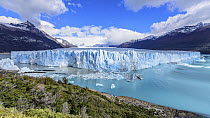 Terminal moraine, Perito Moreno Glacier, Los Glaciares National Park, Patagonia, Argentina