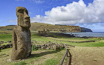 Moai statues, Ahu Tongariki, Easter Island, Chile