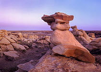 Rock formations, Bisti Badlands, New Mexico