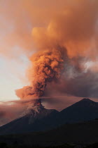 Volcanic eruption, Fuego Volcano, Guatemala
