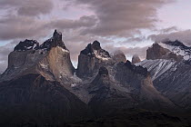 Mountains, Paine Massif, Torres del Paine, Torres del Paine National Park, Patagonia, Chile